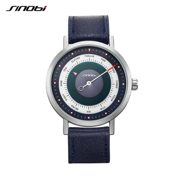 SINOBI-Montres de sport créatives pour hommes, montres-bracelets à quartz étanches, horloge masculine, militaire Shoous, décontracté, mode chaude, livraison directe – Image 2