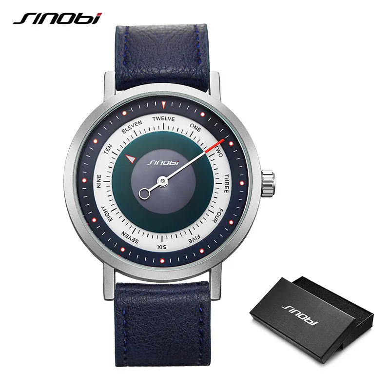 Blue leather band