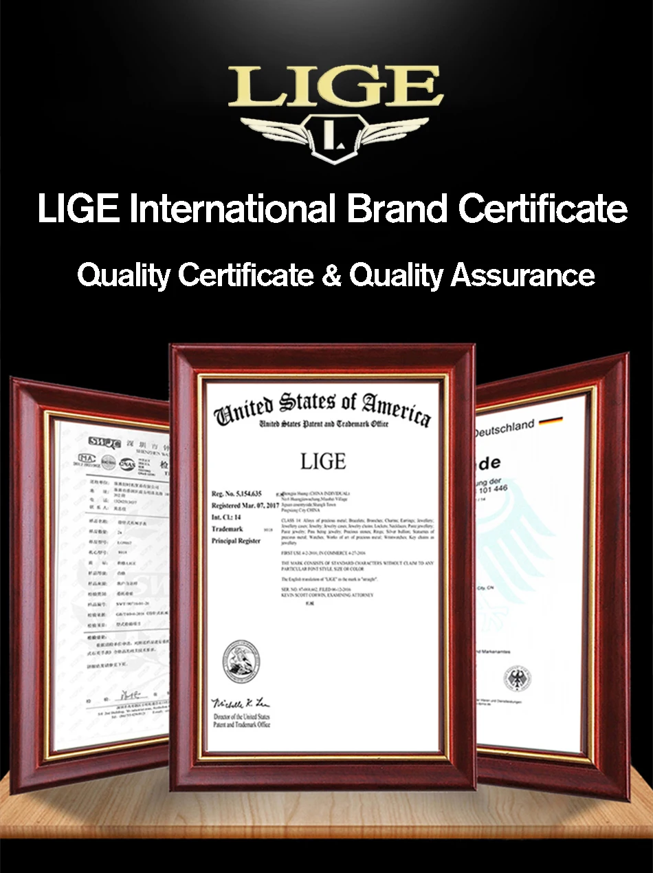 LIGE-Montre à quartz étanche pour homme, affichage numérique des touristes, montres de sport militaires, cadran bleu, chronographe calendrier, mode