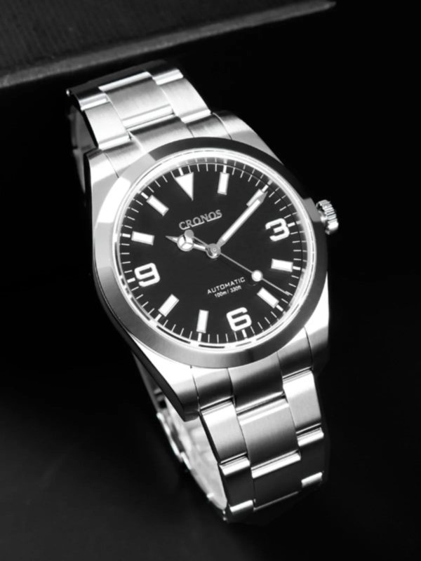 Cronos-Montre de plongée entièrement automatique pour homme, montres pour homme, L6031, PT5000, SW200, 100m, 39mm, SION L, BGW9 – Image 4